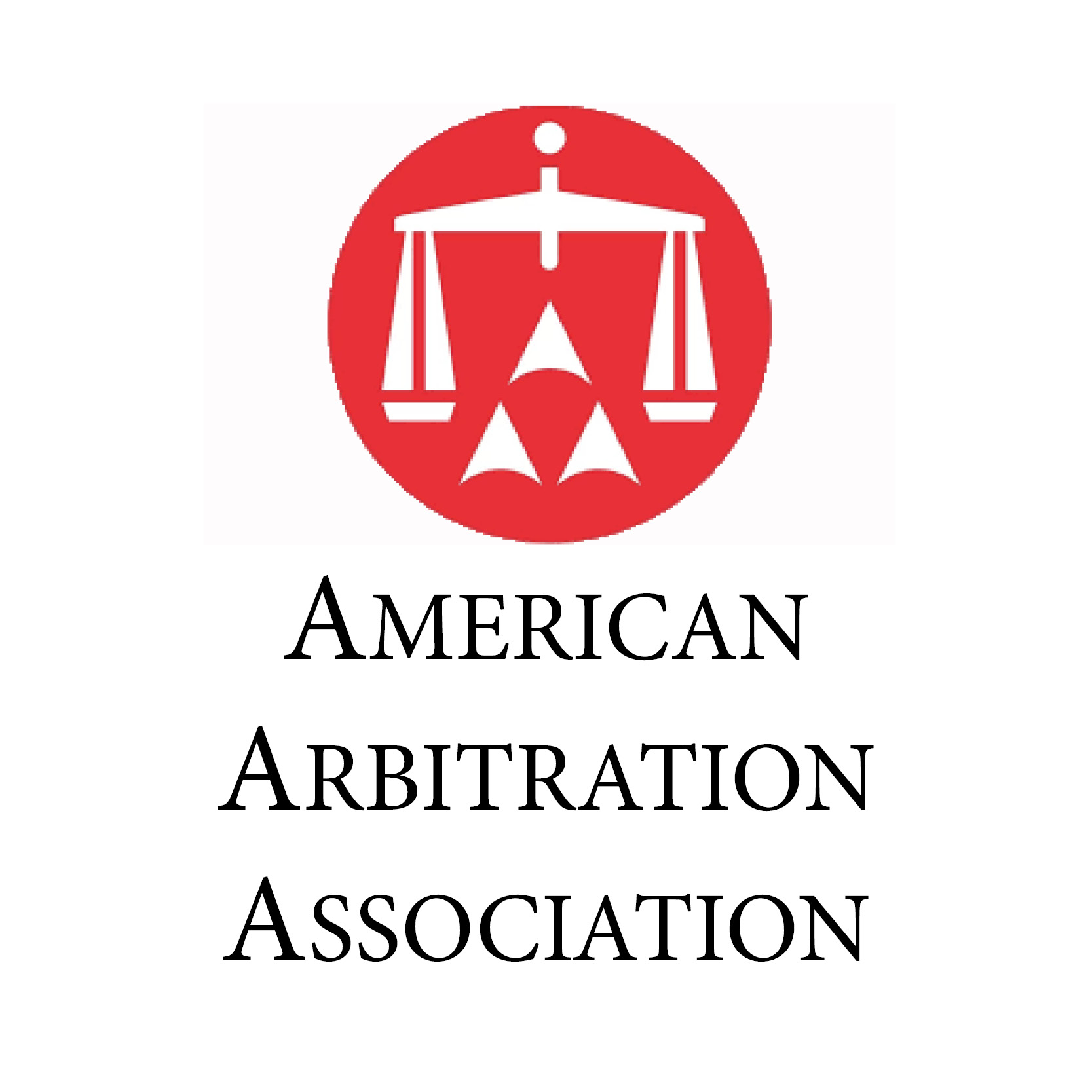 American Arbitration Association logo. They recommend LawsuitAnalysis.com for early dispute